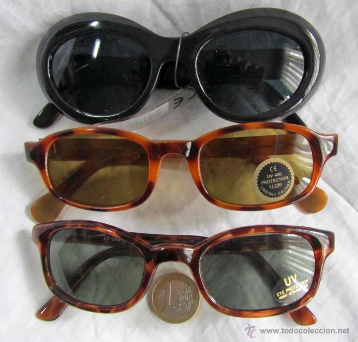 Nuevo: 3 pares de gafas de sol en pasta UV 400 - Foto 1