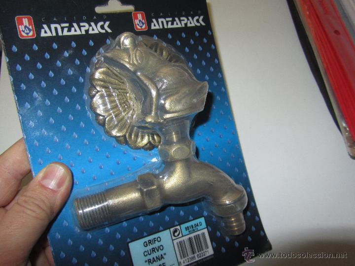 Nuevo: GRIFO  BRONCE FORMA RANA - Foto 2