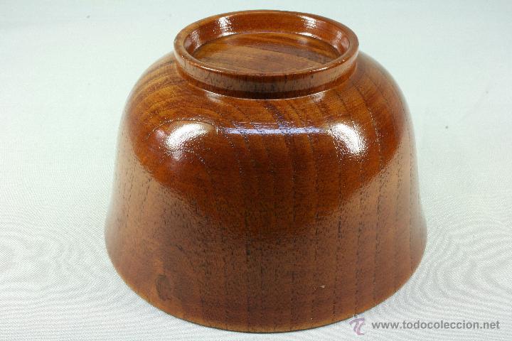 Nuevo: Cuenco de madera moderno. Recipiente de madera. - Foto 3