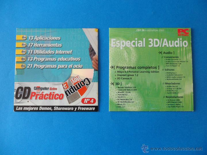 Nuevo: 2 CD-ROM - Espcial 3D/Audio - Computer Extra CD Pr&aacute;ctico n&ordm; 4. - Foto 1