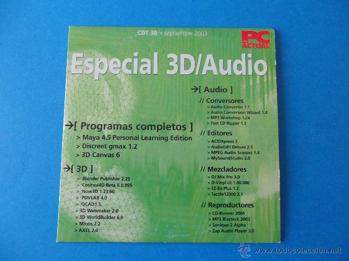 Nuevo: 2 CD-ROM - Espcial 3D/Audio - Computer Extra CD Pr&aacute;ctico n&ordm; 4. - Foto 3