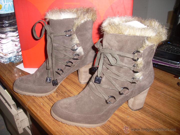 Nuevo: BOTIN MARRON MARCA ELLE JALEO 38 - Foto 4