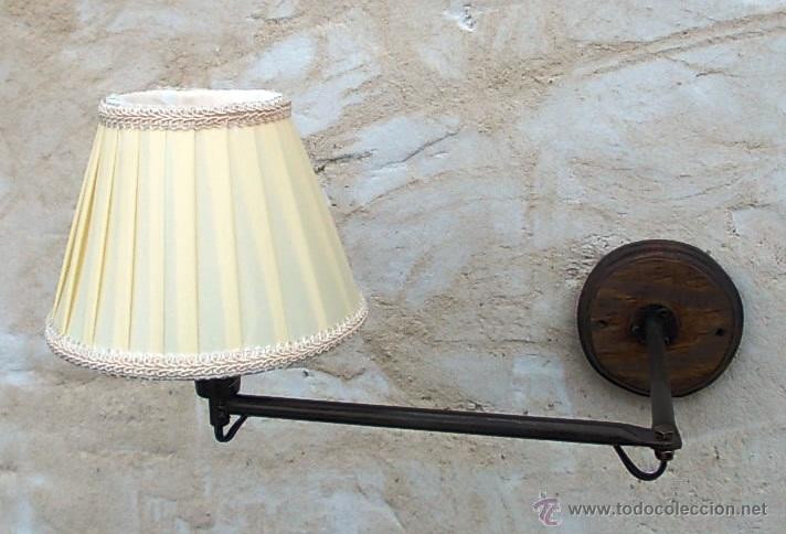 Nuovo: aplique de pared con pantalla algodon ,, extensible ,,, apli365