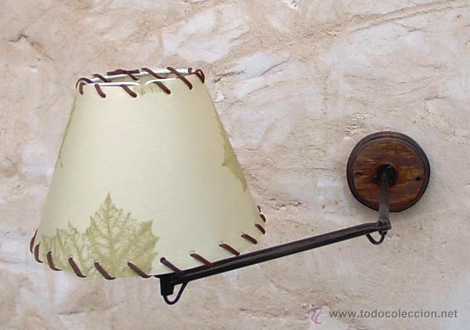 Nuevo: aplique de pared con pantalla hojas ,, extensible ,,, apli365 - Foto 2