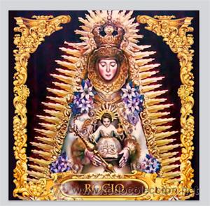 Nuevo: Azulejo 10x10 de la Virgen del Rocio - Foto 1