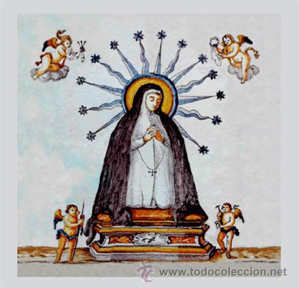 Nuevo: Azulejo 10x10 Virgen de los Dolores - Foto 1