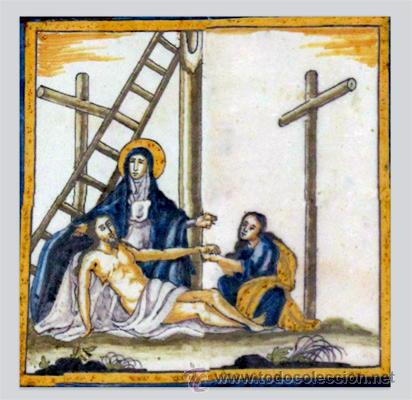 Nuevo: Bonito azulejo 15x15 de la piedad - Foto 1