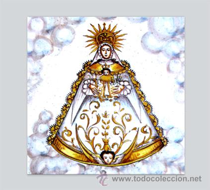 Nuevo: Azulejo 15x15 de la Virgen del Rocio. - Foto 1
