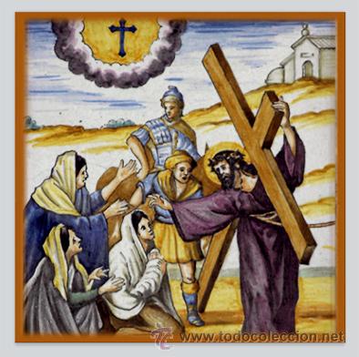 Nuevo: Azulejo 15x15 momento pasi&oacute;n de cristo - Foto 1