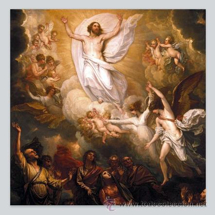 Nuevo: Azulejo 15x15 de la Ascensi&oacute;n de Jes&uacute;s. - Foto 1