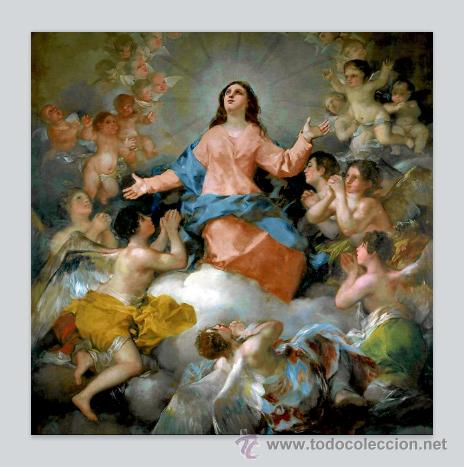 Nuevo: Azulejo 15x15 de la Asunci&oacute;n de Mar&iacute;a - Foto 1