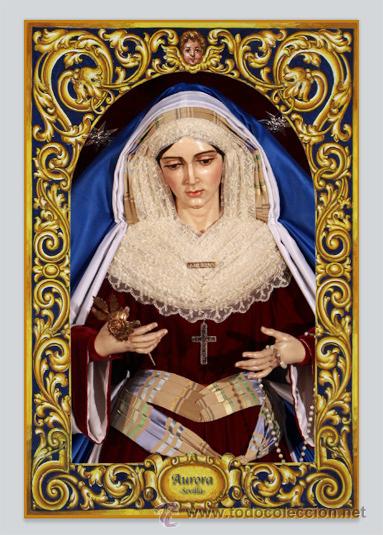 Nuevo: Azulejo 20x30 de la Virgen de la Aurora de Sevilla - Foto 1