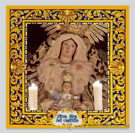 Nuevo: Azulejo 20x20 de la Virgen del Castillo (Patrona de Lebrija) - Foto 1