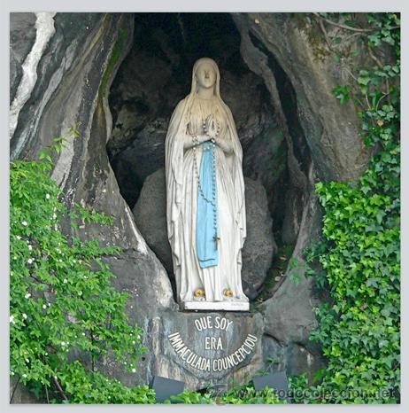 Nuevo: Azulejo 10x10 de la Virgen de Lourdes - Foto 1