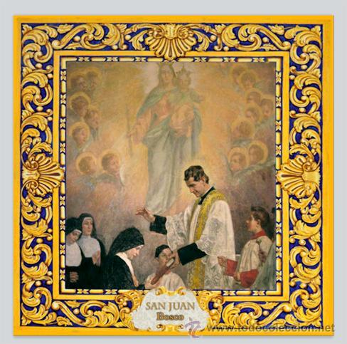 Nuevo: Azulejo 10x10 de San Juan Bosco - Foto 1