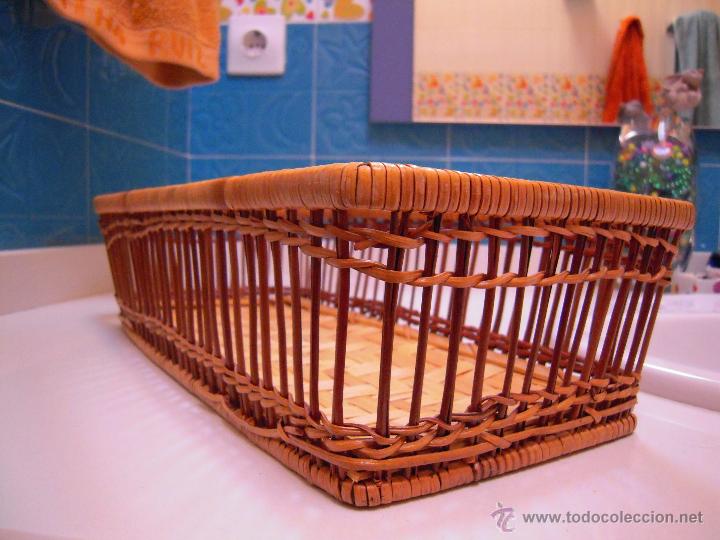 Nuevo: Cestillo multiusos mimbre - Foto 2