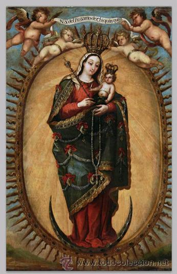 Nuevo: Azulejo 40x25 de la Virgen del Rosario. - Foto 1