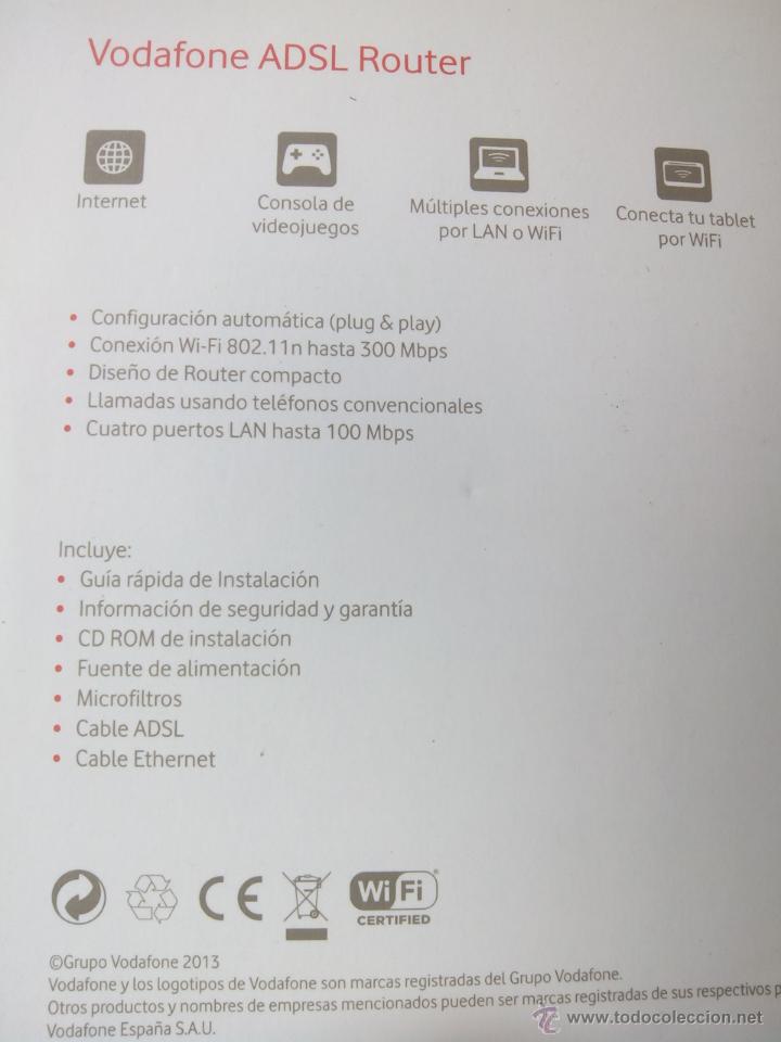 Nuevo: ROUTER ADSL VODAFONE (NUEVO) - Foto 3