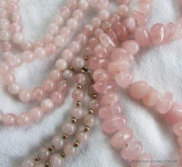 Nuevo: 2 collares de cuarzo rosa - Foto 1