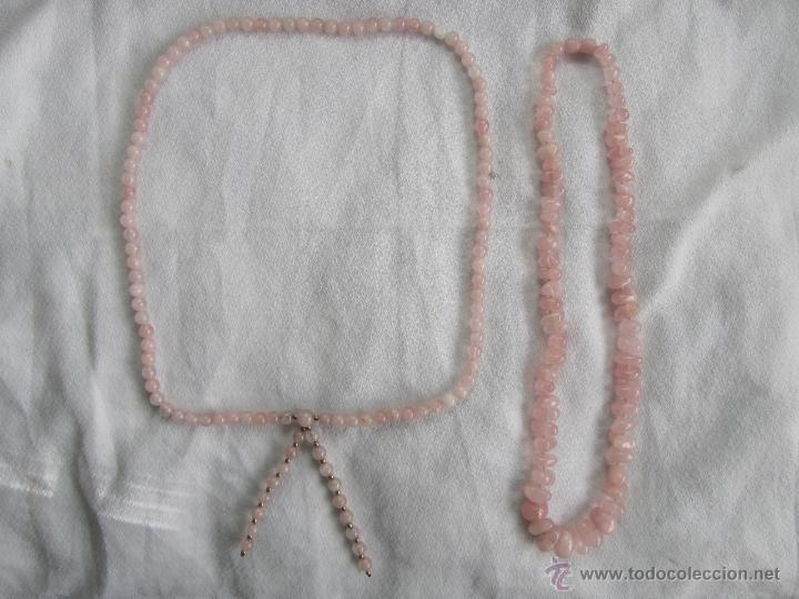 Nuevo: 2 collares de cuarzo rosa - Foto 2