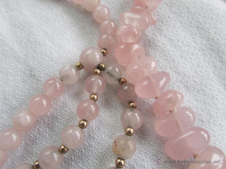 Nuevo: 2 collares de cuarzo rosa - Foto 3