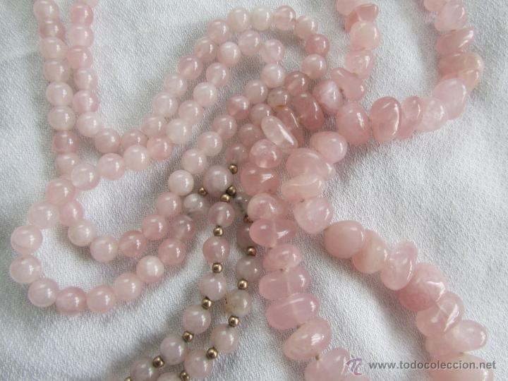Nuevo: 2 collares de cuarzo rosa - Foto 4