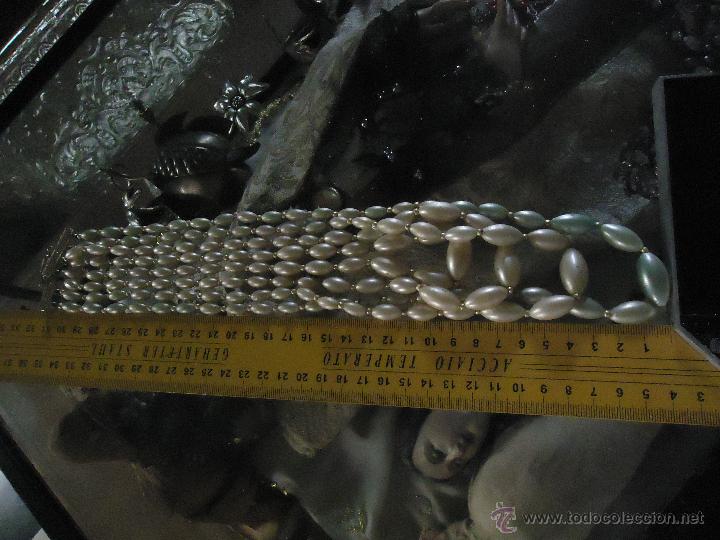 Nuevo: COLLAR VITANGE DE 4 LINEAS DE PERLAS CON CIERRE BISUTERIA - Foto 4
