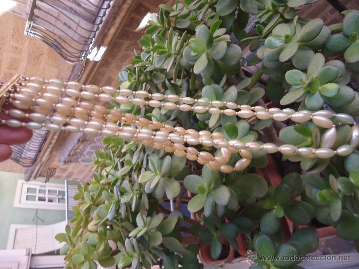 Nuevo: COLLAR VITANGE DE 4 LINEAS DE PERLAS CON CIERRE BISUTERIA - Foto 5