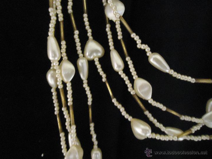 Nuevo: COLLAR VITANGE DE 4 LINEAS DE PERLAS  INDEPENDIENTES  COLLARES - Foto 5