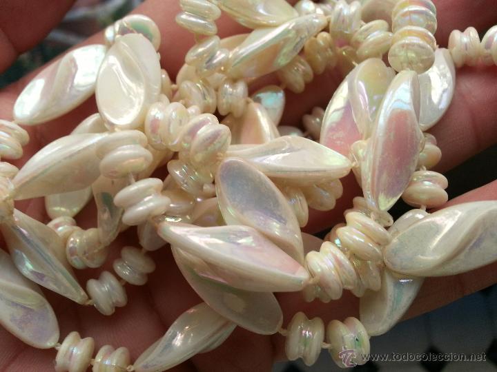 Nuevo: COLLAR VITANGE TIPO PERLAS TUERCAS, ( PERLAS TORCIDAS SOBRE SI ) - Foto 2