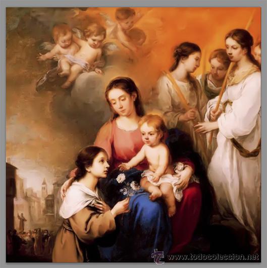 Nuevo: Precioso azulejo 20x20 de la Virgen Mar&iacute;a y el ni&ntilde;o Jes&uacute;s.