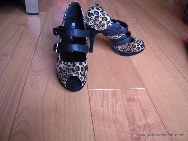 Nuevo: Peep toes leopardo talla 38 - Foto 1