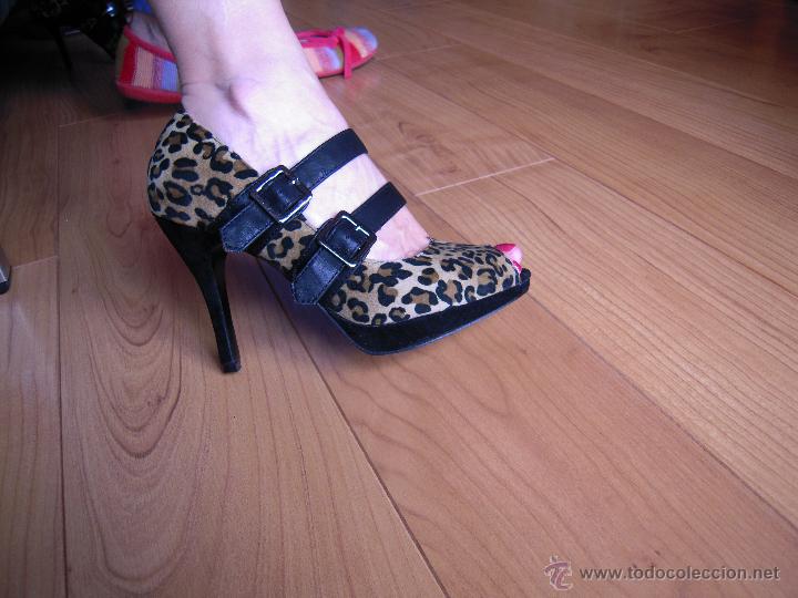 Nuevo: Peep toes leopardo talla 38 - Foto 2