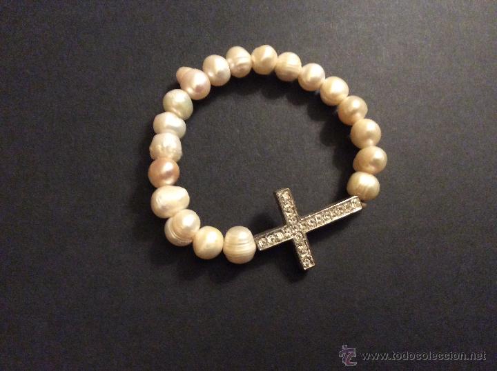 Nuevo: PULSERA DE PERLAS NATURALES SIN ESTRENAR - Foto 1