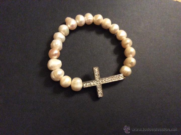 Nuevo: PULSERA DE PERLAS NATURALES SIN ESTRENAR - Foto 2