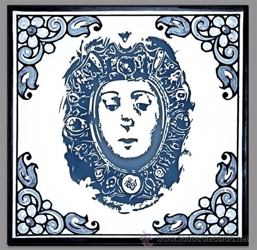 Nuevo: Azulejo 20x20 con rostro de la virgen del Rocio - Foto 1