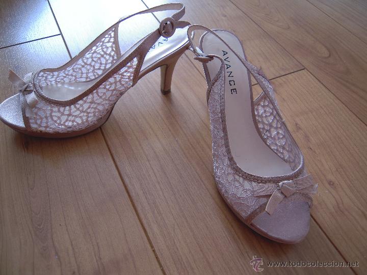 Nuevo: Peep toes nude sin tal&oacute;n n&ordm; 38 - Foto 1