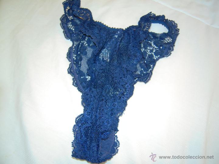 Nuevo: Tanga encaje azul - Foto 2