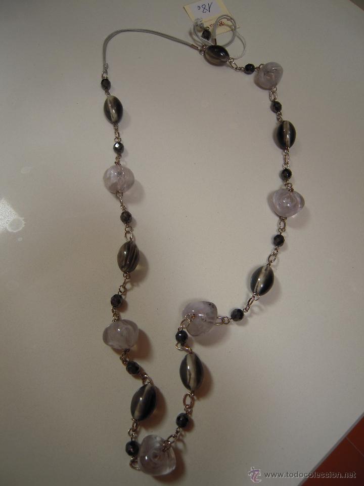 Nuevo: Collar plateado y piedras - Foto 1
