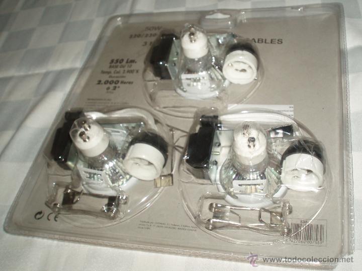 Nuevo: tres halogenas empotrables en su blister original - Foto 2