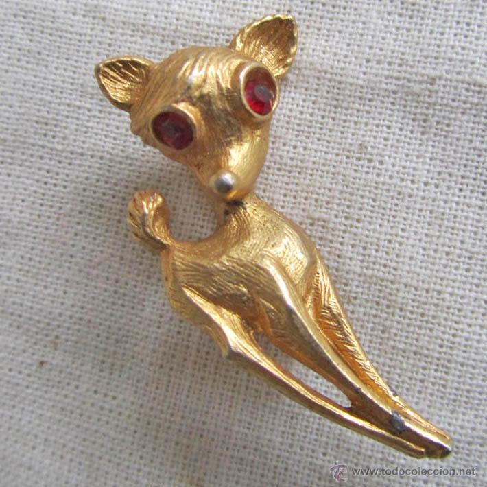 Nuevo: Broche de Bambi en plomo dorado - Foto 1