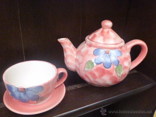 Nuevo: JUEGO DE CAFE DE 4 SERVICIOS CON CAFETERA O TETERA, EN UNA CESTA - Foto 5