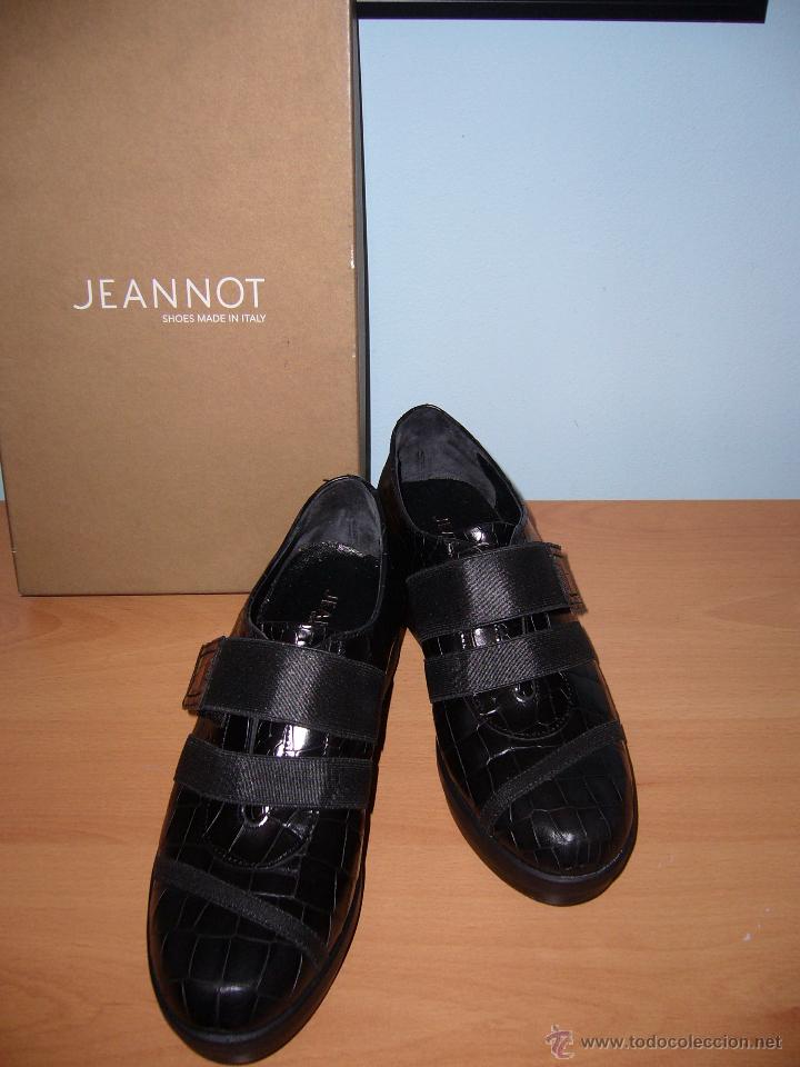 zapatos piel d marca jeannot- italianos-cuestan - Artículos Nuevos en todocoleccion - 54716721