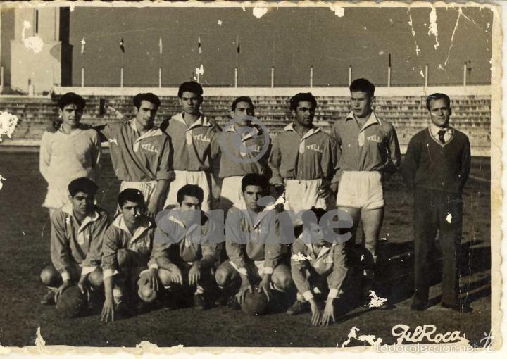 Nuovo: ANTIGUA FOTOGRAFIA DEL EQUIPO DE FUTBOL TELLO EN CASTALIA CASTELLON