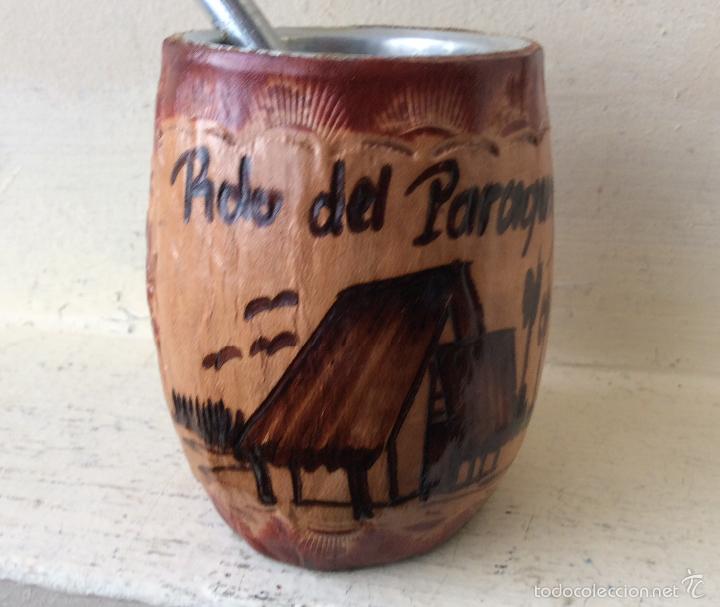Nuevo: MATE Y BOMBILLA DE PARAGUAY - Foto 2