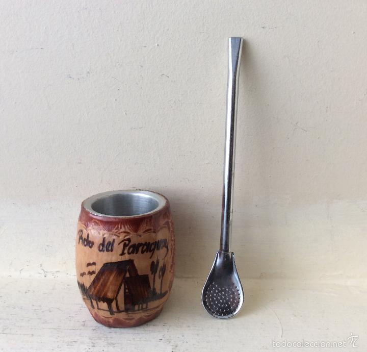 Nuevo: MATE Y BOMBILLA DE PARAGUAY - Foto 3