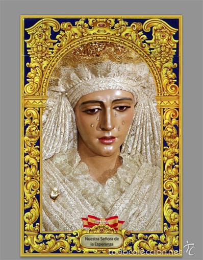 Nuevo: Azulejo 20x30 de la virgen de la Esperanza de Triana - Foto 1