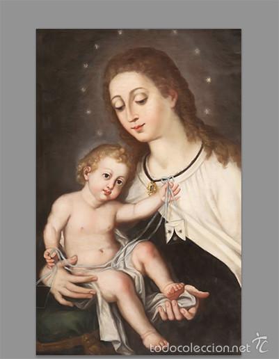 Nuevo: Bonito azulejo 20x30 de la Virgen del Carmen. - Foto 1