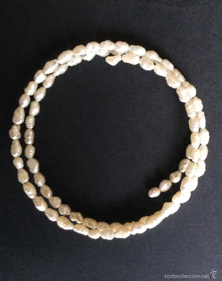 Nuevo: PULSERA PERLAS NATURALES DE R&Iacute;O EN ESPIRAL - Foto 3