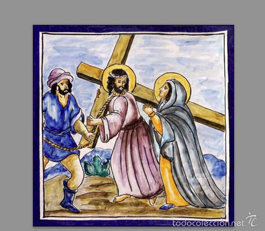 Nuevo: Azulejo 20x20 con escena de Cristo - Foto 1